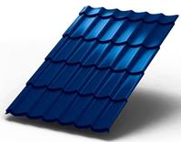 Металлочерепица МП Монтеррей NormanMP (ПЭ-01-5005 Синий насыщенный-0,5) 60511