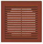 Решетка вент. вытяжная 180*250 с рамкой цв.коричневая, серия ВР 54952