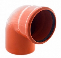 Отвод 110/87 наружная канализация 56817