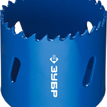 Коронка ЗУБР "ЭКСПЕРТ" биметаллическая, быстрорежущая сталь, глубина сверления до 38мм, d-68мм 73444