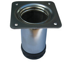 Ножка мебельная регулируемая D50мм Н-20см (хром) D737 04.01.30 69281