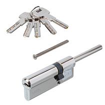 Цилиндровый механизм (личинка) SM-80(30S/50)-S/65-NI Никель ключ/ключ "Апекс" 67651