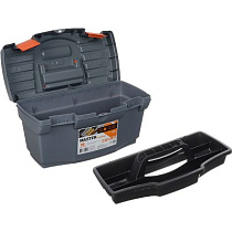 Ящик для инструмента "MASTER ECONOMY"№16 серо-свинц.оранж.(1/12)"Пластик Репаблик" BR6002СРСВЦОР 64840