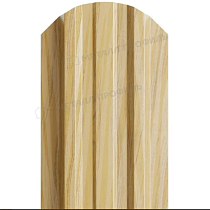 Штакетник металллический МП Lane-О 16.5х99  (ECOSTEEL _T-01-Золотой Дуб- 0.5) 67518