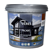 Краска "FACADE" для деревянных фасадов акриловая "Медовый" 2,7 л VERES 73947