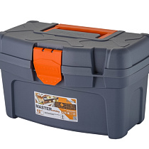 Ящик для инструмента "MASTER ECONOMY" №12 черн,оранж.(1/18) "Пластик Репаблик" BR6001ЧРОР 66503