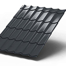 Металлочерепица МП Монтеррей NormanMP (ПЭ-01-7024 Серый-0,5) 52246