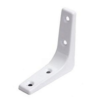 Кронштейн стальной, малый 75х75 белый WSМ 75 44567