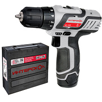 Шуруповерт аккумуляторный Интерскол ДА-12v ЭР (2*2Ah Li ion) ПРОМО, коробка 61603