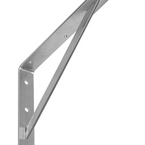 Кронштейн стальной усиленный (плоский) 250х400 оцинкованный WSWP 400 G 33708