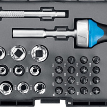 Набор отверток ЗУБР ПРОФЕССИОНАЛ реверс с насадками 38шт 53845