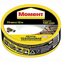 Лента Момент тефлоновая уплотн. 19мм*12м 58259
