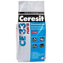 Затирка №07 Comfort СЕ33  СЕРАЯ,2кг, фольга"CERESIT" 47602