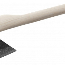 Топор кованный ИЖ с округлым лезвием и деревянной рукояткой,1.3кг 49379