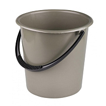 Ведро пластиковое 10л. в ассортименте,М2057 (АЛЬТЕРНАТИВА,Эконом) 69754