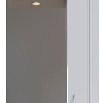 Зеркальный шкаф Вольга 60 П, 1 дверь, белый 64773