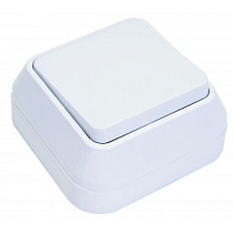 Выключатель 1-кл. ОП белый MAKEL 45101 29635