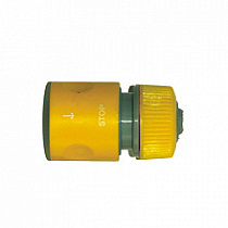 Соединитель пластмассовый с автостопом 3/4" 42879