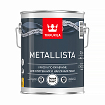 Краска по ржавчине 3 в1 "MTALLISTA"  база С 2,3 л "Тиккурила" 63847