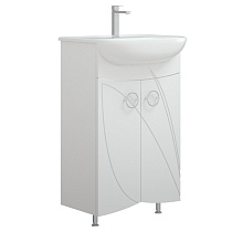 Тумба Ультра Флора 55 NEW + раковина Уют 55 63643