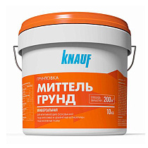 Грунт для впитывающих оснований МИТТЕЛЬГРУНД концентрат Кnauf 10 кг 38072