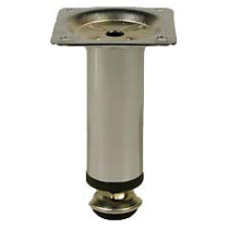 Ножка декоративная ПРЯМАЯ Н-150мм,D 50мм (М1004-002) (хром) 69289