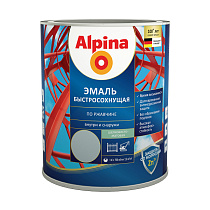 Грунт-эмаль по ржавчине быстросохн. серая (RAL 7040) 0,75л "LINNIMAX" 73275