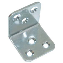 Уголок крепежный мебельный 32*32 цинк (32*32*32) Кунгур 37197