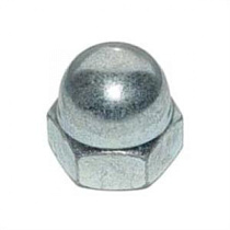 Гайка колпачковая М10, оцинкованная, DIN-1587 11168