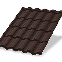 Металлочерепица МП Монтекристо (VikingMP E-20-8017-0.5) 57790