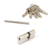 Цилиндровый механизм (личинка) SM-70-NI (перфорированный ключ) Никель "Апекс" 69336