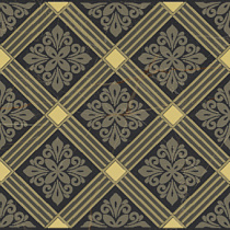 Роял Декор чёрный AD\B483\60045 20х60 глянцевый