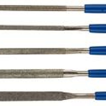 Набор ЗУБР "ЭКСПЕРТ" надфили с алмазным напылением в пакете PVC P 140  160х75мм 5 предметов 57084