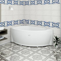 Ванна акриловая Бергамо 168х100 L + фронтальная панель + слив-перелив Radomir заказ 64741