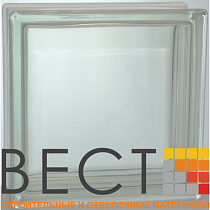 Стеклоблок "Гладкий" бесцветный 19*19*8 см. Glass Block Clear 1919/8 Clearview 67542