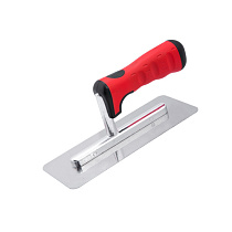 Кельма для венецианской штукатурки, нержавеющая сталь, двухкомп.ручка, 220x80 мм "BEOROL" 73881