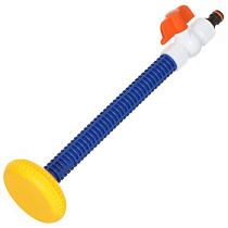 Насадка для полива 1/2, с краном, большим душем и адаптером, длинная 74002