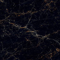 Нирвана Блэк Керамогранит черный 60х120 полированный