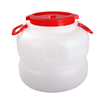 Бочка пластиковая 30л.с ручками,М6226,Байкал (Альтернатива) 69752