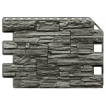 Фасадная панель Квебек 3-322 (0,905м х 0,620м) 1уп/10шт Rocky Stone 72557