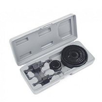 Пилы кольцевые по дереву набор 8 предм. в кейсе 51-57-67-76-88-102 мм "КЕДР" 29884