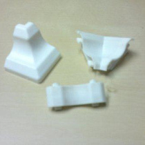 Угол стыковочный наружный для потолочных плинтусов ПВХ 04360