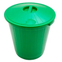 Бак пласт.80 л с крышкой 55255