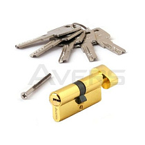 Цилиндровый механизм (Личинка) ZC-70-C-G Золото Avers ключ/вертушка 62031