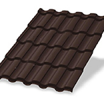 Металлочерепица МП Монтекристо (PURMAN-20-8017-0.5) 57780