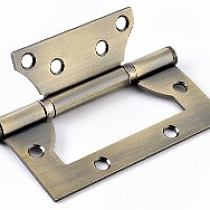 Петля накладная ФЗ Е-2ВВ-100 АВ Антик бронза (без врезки) 64336