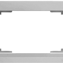 Рамка для двойной розетки Stark (серебряный) W0081806 WERKEL 56149