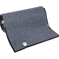 Дорожка влаговпитывающая ребристая (серый) 120х1500см 74077