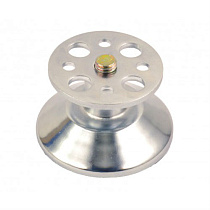 Ножка мебельная съемный верхний крепеж, регулируемая конус Н-40см (хром) 08.01.058 69284