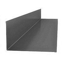 Планка примыкания верхняя 250х147х2000 (VikingMP E-20-9005-0.5) 70390